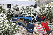 temporärer Weihnachtsmarkt am 12.12.2009 an der Anni-Albers-Straße (Foto: Martin Schmitz)